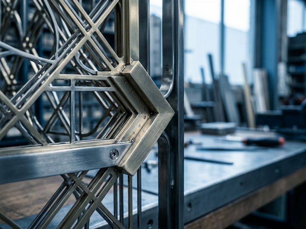 Détail d'escalier en colimaçon moderne