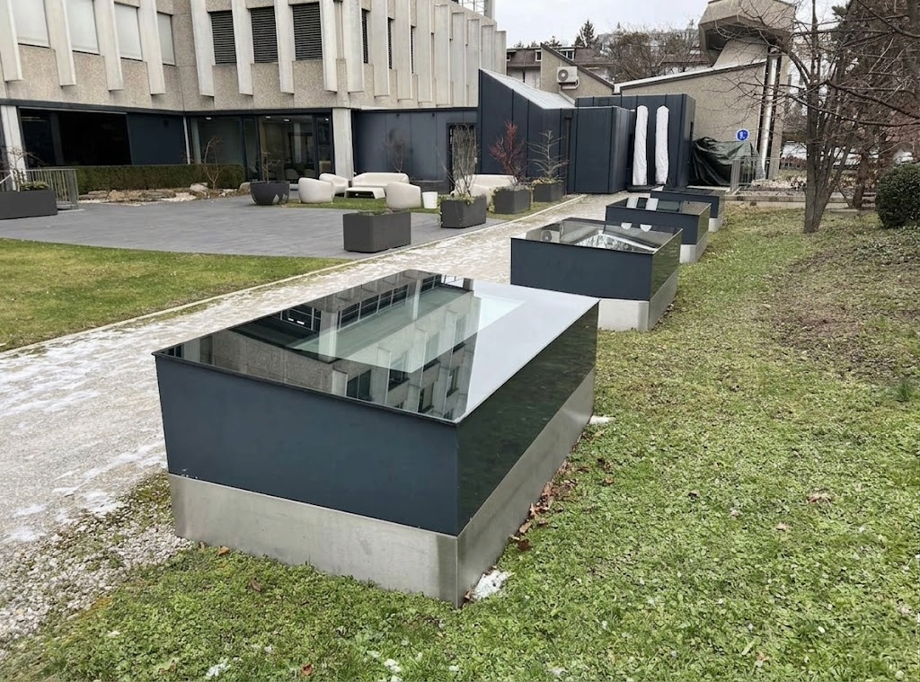 Vue garde-corps posé sur balcon